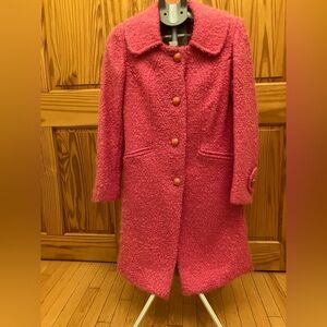 Milly Pink Wool Coat